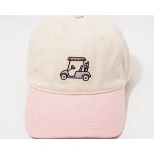 GOLF CART Pink Purple Baseball Hat Cap Embroidered NEW